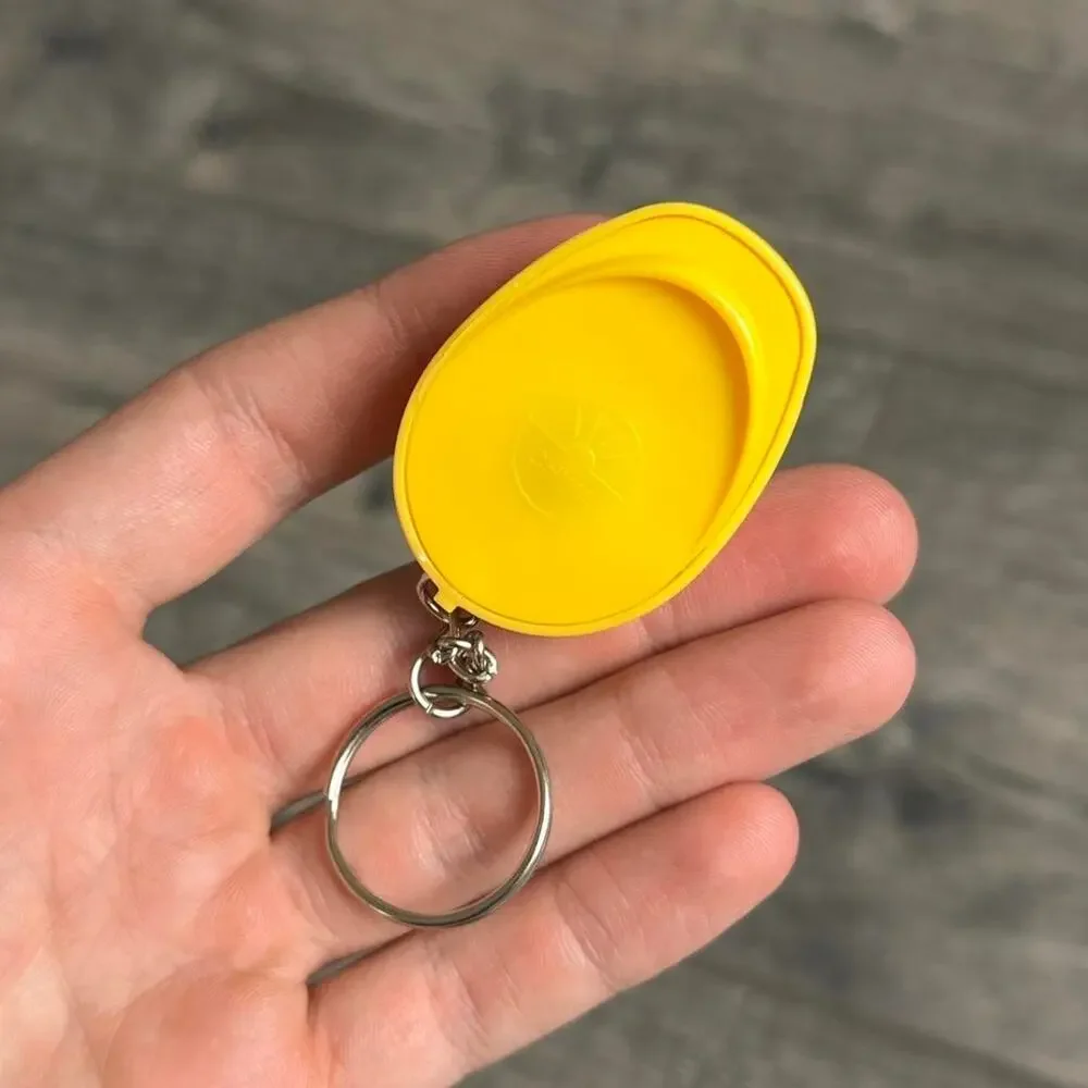Vintage Mini Construction Helmet Light Keychain
